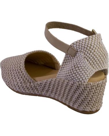 Woman Sandals PITILLOS 5501-24 SANDALIAS DE MUJER CON CUNA  BEIGE