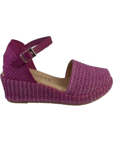 Sandales PITILLOS  pour Femme 5501-24 SANDALIAS DE MUJER CON CUNA  FUCSIA