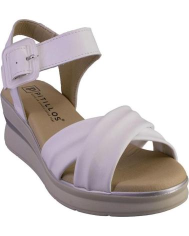 Sandali PITILLOS  per Donna 5615 SANDALIAS DE MUJER PIEL  BLANCO