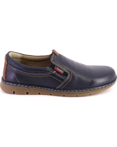 Zapatos LUISETTI  de Hombre 23320 MOCASINES DE HOMBRE PIEL  AZUL MARINO