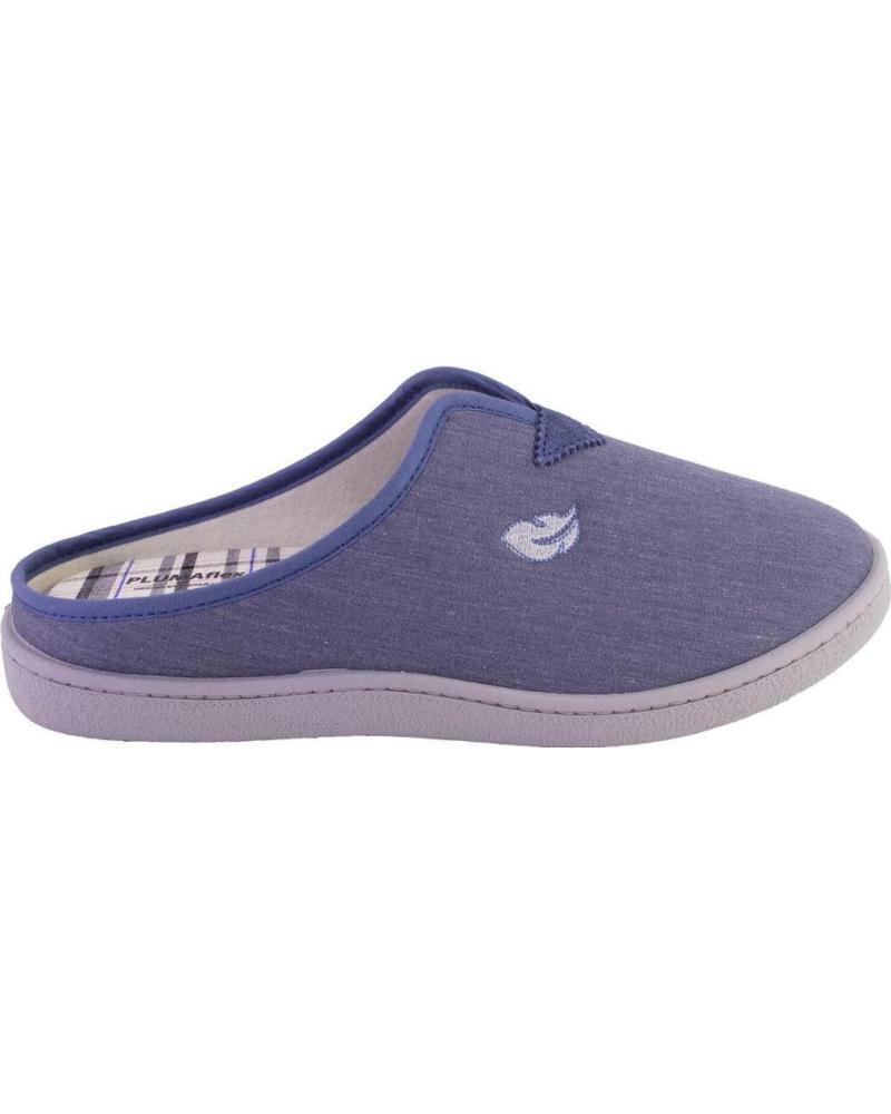 Calzado de casa PLUMAFLEX  de Hombre ROAL 12334 ZAPATILLAS DE CASA DE HOMBRE  AZUL JEANS