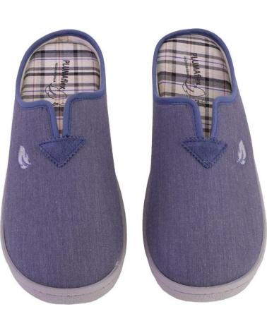 Calzado de casa PLUMAFLEX  de Hombre ROAL 12334 ZAPATILLAS DE CASA DE HOMBRE  AZUL JEANS