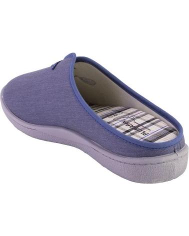 Calzado de casa PLUMAFLEX  de Hombre ROAL 12334 ZAPATILLAS DE CASA DE HOMBRE  AZUL JEANS