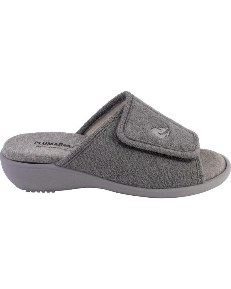 Woman House slipers PLUMAFLEX ROAL 14511 ZAPATILLAS DE CASA DE MUJER  GRIS