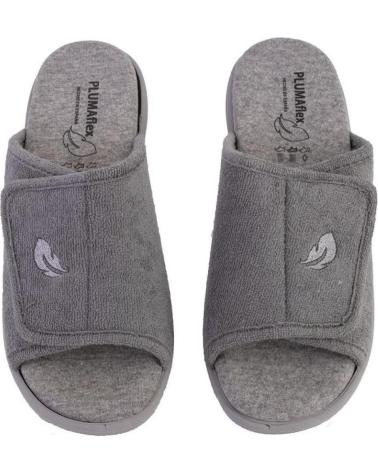 Woman House slipers PLUMAFLEX ROAL 14511 ZAPATILLAS DE CASA DE MUJER  GRIS