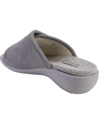 Woman House slipers PLUMAFLEX ROAL 14511 ZAPATILLAS DE CASA DE MUJER  GRIS