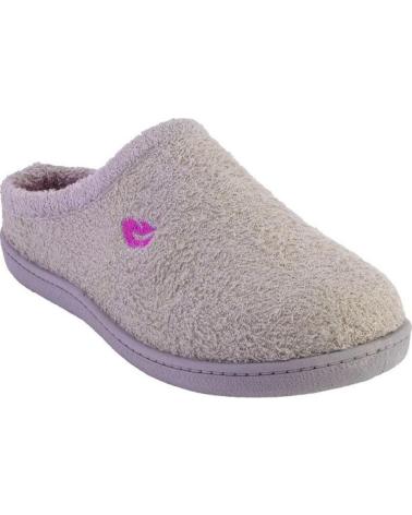 Calzado de casa PLUMAFLEX  de Mujer ROAL 12314 ZAPATILLAS DE CASA LISA DE MUJER  GRIS