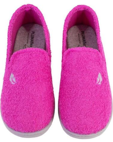 Calzado de casa PLUMAFLEX  de Mujer ROAL 12313 ZAPATILLAS DE CASA CERRADA DE MUJER  FUCSIA