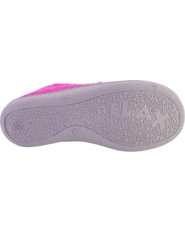 Calzado de casa PLUMAFLEX  de Mujer ROAL 12313 ZAPATILLAS DE CASA CERRADA DE MUJER  FUCSIA