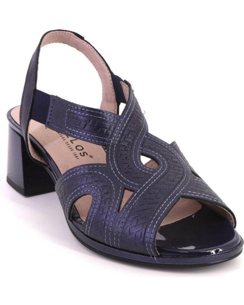 Zapaterias Rin Sandalias Pitillos Azul Marino Sandalias De Mujer