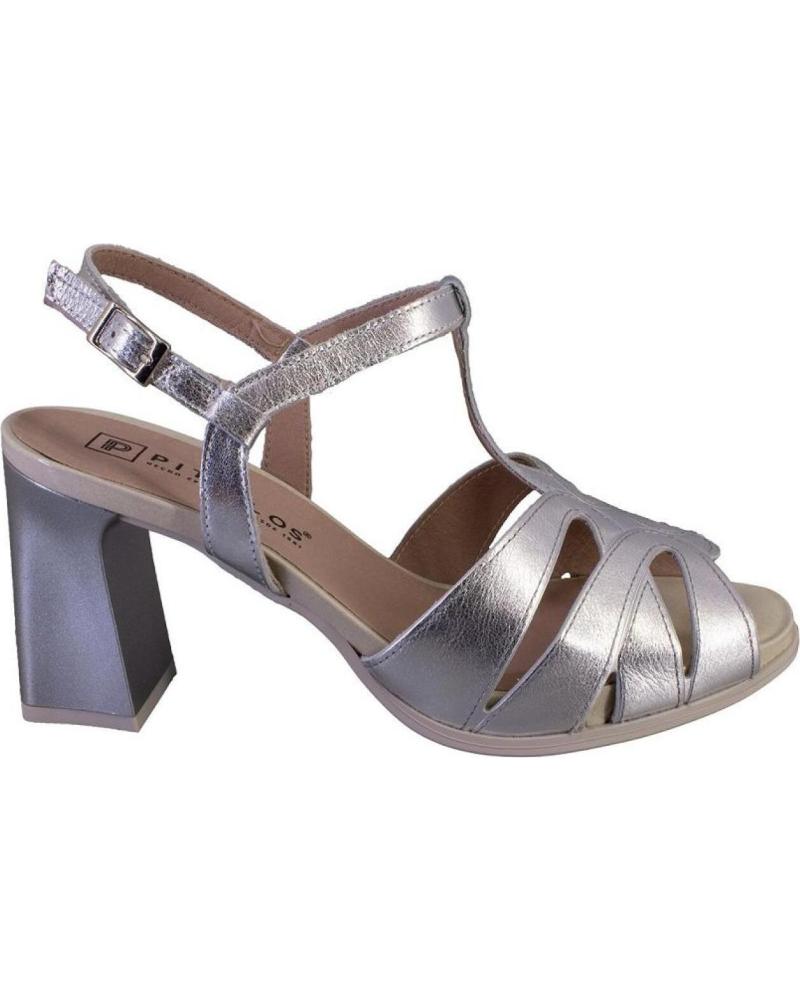 Sandali PITILLOS  per Donna 5702-24 SANDALIAS DE MUJER PIEL  PLATA