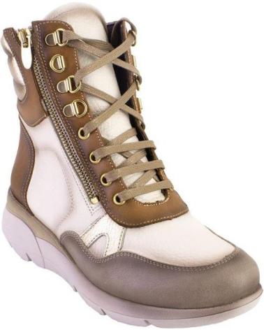 Stiefel NIVAL  für Damen TELVA 2031 ZAPATILLAS CASUAL DE MUJER PI  HIELO Y CUERO