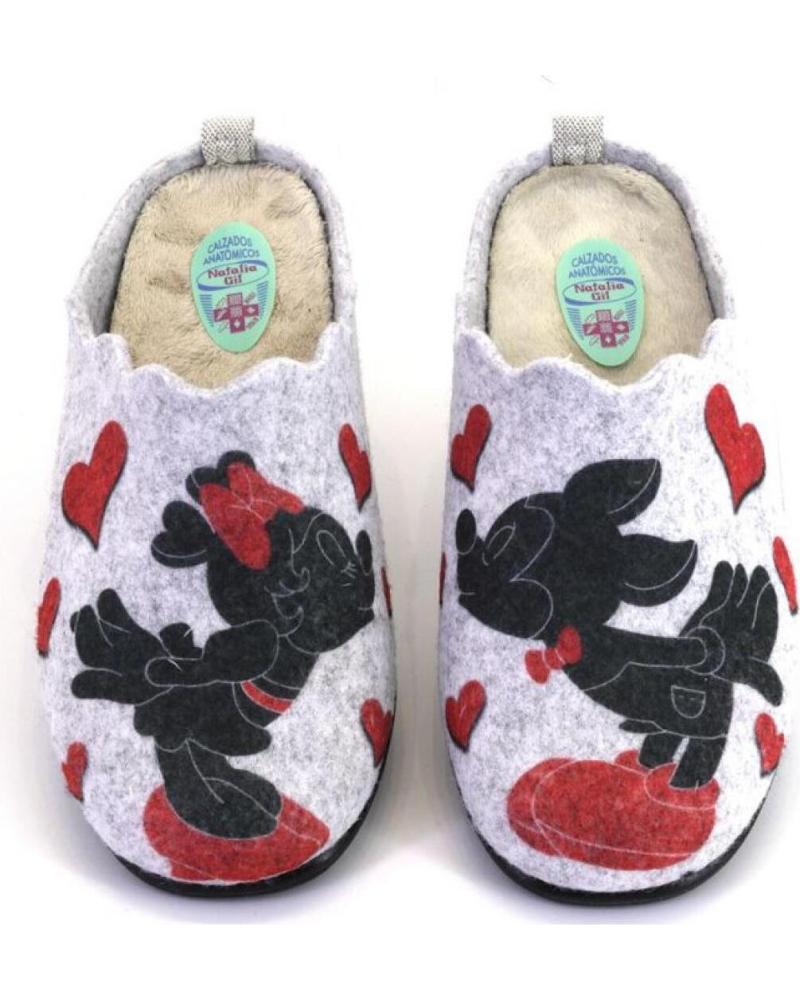 Calzado de casa NATALIA  de Mujer 5905 ZAPATILLAS DE CASA DE MUJER  NEGRO