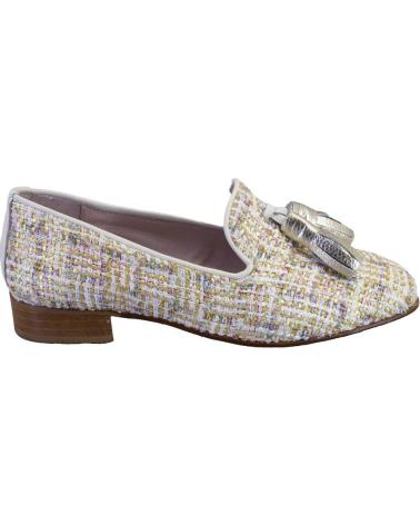 Mocassins NIVAL  de Mulher CARMEN MOCASINES DE MUJER  PLATINO