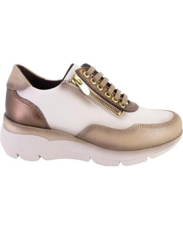 Sapatos NIVAL  de Mulher DAMA 2001 ZAPATILLAS CASUAL DE MUJER PIEL  TAUPE