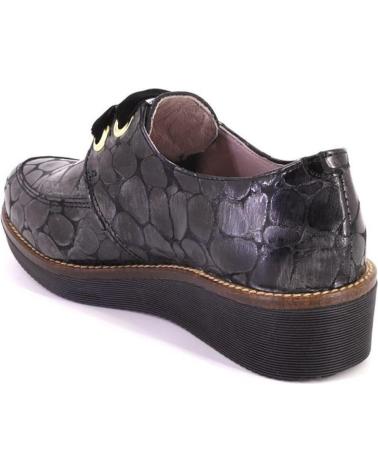 Zapatos NIVAL  de Mujer LUKA ZAPATOS CON CORDONES DE MUJER PIEL  NEGRO