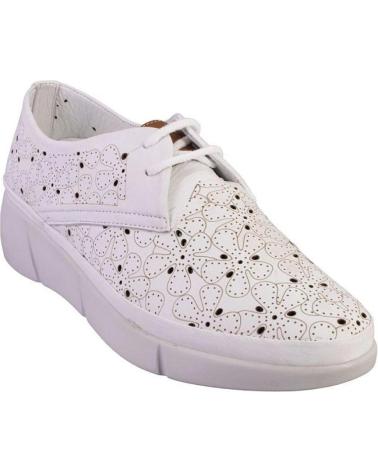 Scarpe TREINTAS  per Donna L1001 ZAPATILLAS CASUAL DE MUJER PIEL CON LA  BLANCO