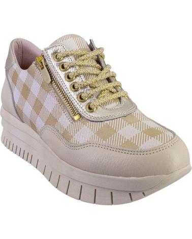 Zapatillas deporte NIVAL  de Mujer DAMA ZAPATILLAS CASUAL DE MUJER PIEL  PLATINO