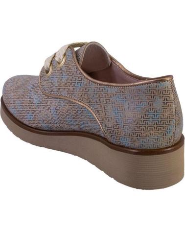 Zapatos NIVAL  de Mujer NEREA MAYA ZAPATOS CON CORDONES DE MUJER PIEL  TAUPE