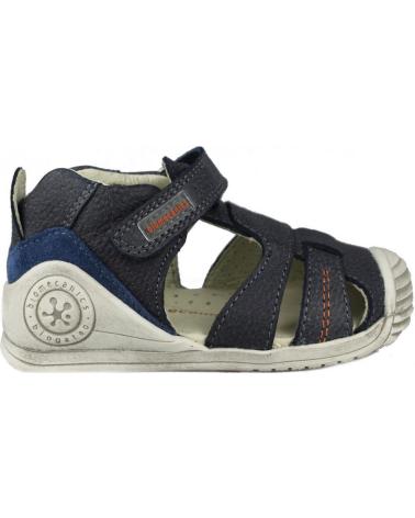 girl and boy Sandals BIOMECANICS SANDALIA CERRADA PIEL  AZUL