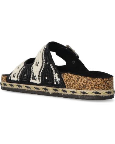 Sandálias ISTERIA  de Mulher SANDALIA DESTALONADA PARA MUJER 24097 COLOR  NEGRO