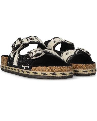 Sandálias ISTERIA  de Mulher SANDALIA DESTALONADA PARA MUJER 24097 COLOR  NEGRO