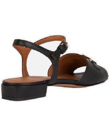 Woman Sandals GEOX D NEW ERAKLIA 15 B - VIT BOTT D4580B00046  NEGRO