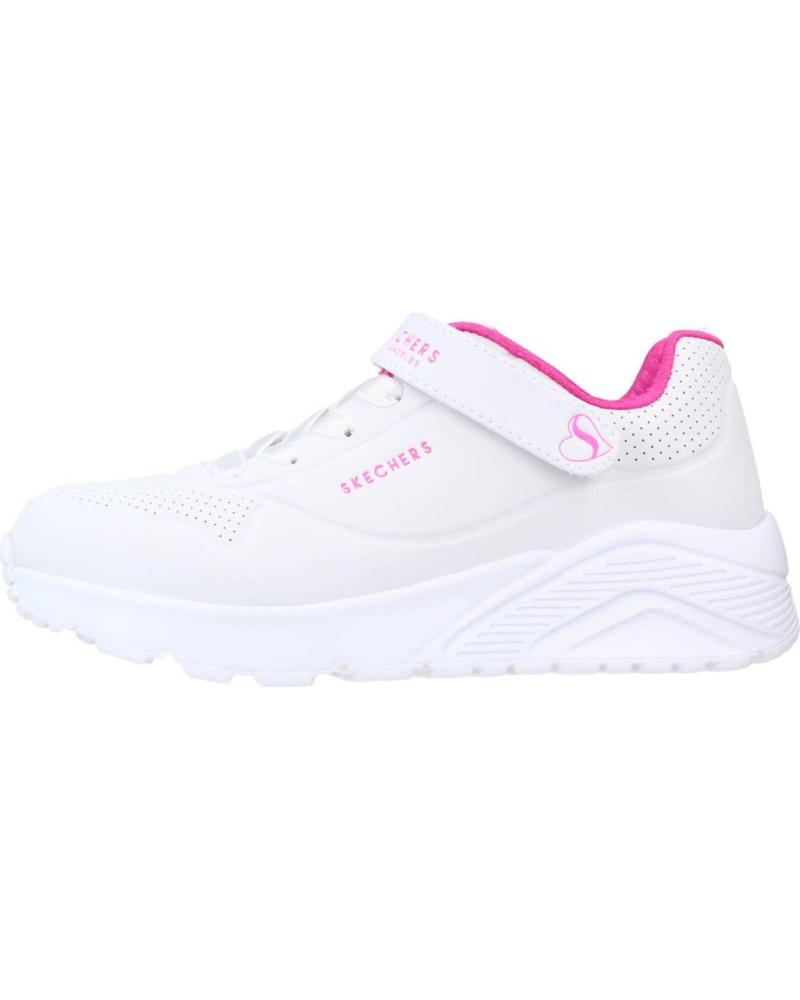 Sportif pour Fille et Garçon SKECHERS ZAPATILLAS NINA MODELO UNO LITE COLOR ROSA WHP