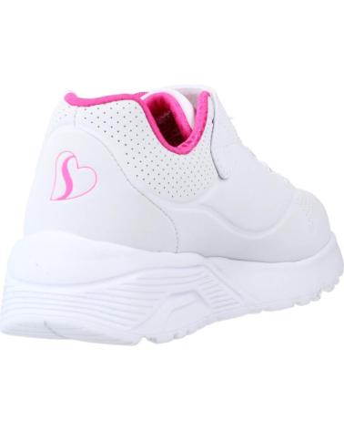Sportif pour Fille et Garçon SKECHERS ZAPATILLAS NINA MODELO UNO LITE COLOR ROSA WHP