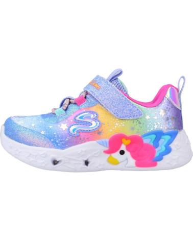 Sportivo SKECHERS  per Bambina ZAPATILLAS NINA MODELO UNICORN CHARMER-TWILIGHT DR COLOR AZU  BLMT