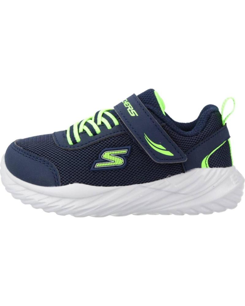Esportes  SKECHERS  de Menino ZAPATILLAS NINO MODELO 407308N COLOR AZUL  NVLM