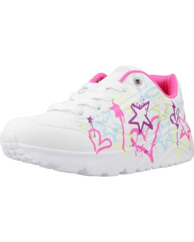 girl Trainers SKECHERS ZAPATILLAS NINA MODELO UNO LITE - MY DRIP COLOR BLANCO  WMN