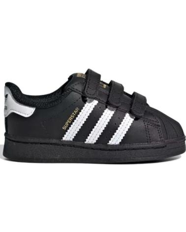 Sportivo ADIDAS  per Bambina e Bambino ZAPATILLAS BEBE SUPERSTAR NEGRO  CBLACK-FTWWHT