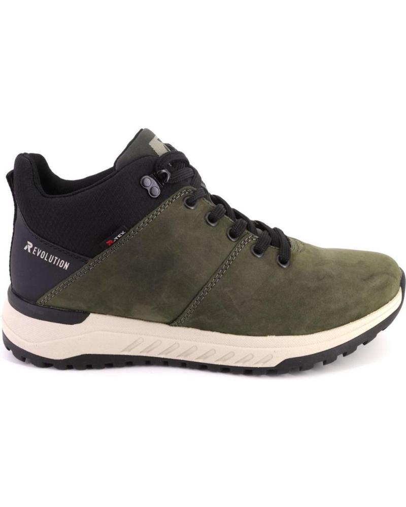 Zapatillas deporte RIEKER  de Hombre U0163 BOTINES DE HOMBRE NOBUK  KAKI