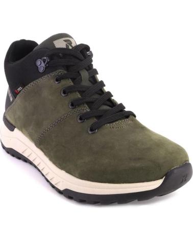 Zapatillas deporte RIEKER  de Hombre U0163 BOTINES DE HOMBRE NOBUK  KAKI