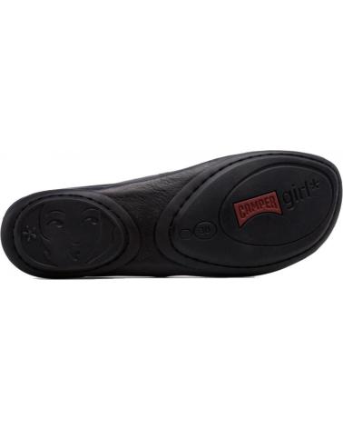 Mocasines de Mujer CAMPER ZAPATO MOCASIN PLANO NEGRO