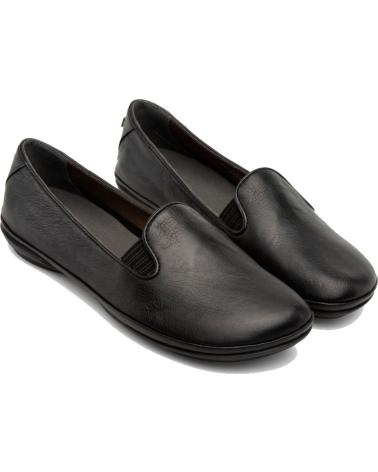 Mocasines de Mujer CAMPER ZAPATO MOCASIN PLANO NEGRO