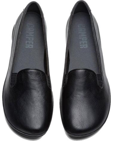 Mocasines de Mujer CAMPER ZAPATO MOCASIN PLANO NEGRO