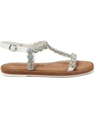 Sandalias LAZAMANI  de Mujer SANDALIA DE TIRAS  WHITE