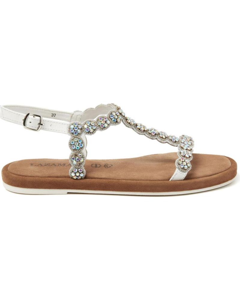 Sandalen LAZAMANI  für Damen SANDALIA DE TIRAS  WHITE