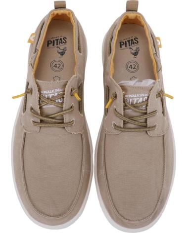 Chaussures WALK IN PITAS  pour Homme MAUI - NAUTICO HOMBRE COAST  BEIGE