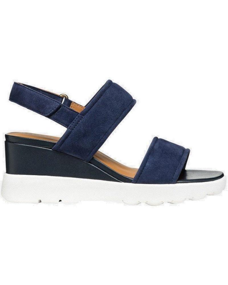 Sandalen für Damen GEOX D SPHERICA EC6 A - CAMOSCIO D45G0A00021 AZUL