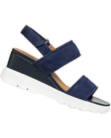 Sandalen für Damen GEOX D SPHERICA EC6 A - CAMOSCIO D45G0A00021 AZUL