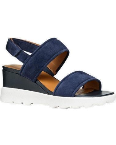 Sandalen für Damen GEOX D SPHERICA EC6 A - CAMOSCIO D45G0A00021 AZUL