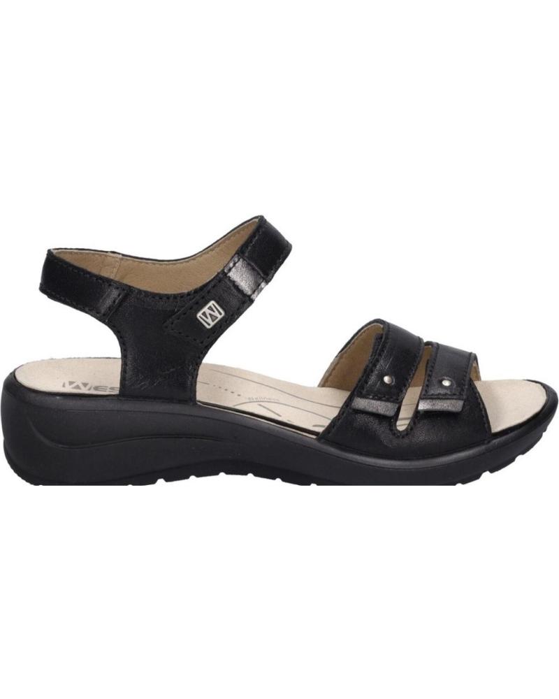 Woman Sandals WESTLAND ANNECY-02 PIEL NEGRA  NEGRO