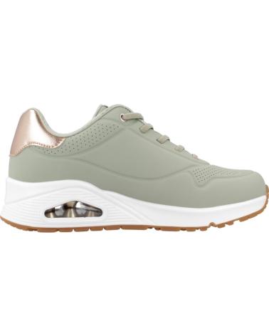 SKECHERS ZAPATILLAS MUJER MODELO UNO - SHIMMER AWAY COLOR VERDE SAGE