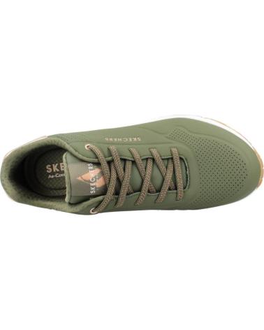 SKECHERS ZAPATILLAS MUJER MODELO UNO - SHIMMER AWAY COLOR VERDE OLV