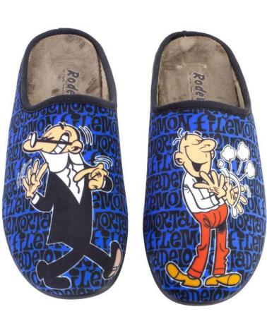 Hausschuhe OTRAS MARCAS  für Herren RODEVIL 539 ZAPATILLAS DE CASA DE HOMBRE MORTADE  AZUL MARINO
