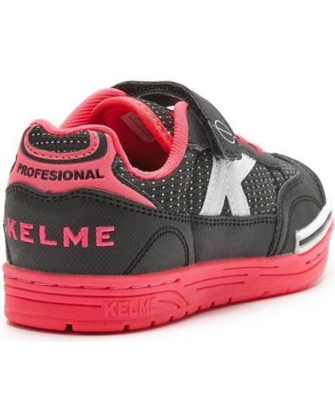 Deportivas KELME  de Niña y Niño ZAPATILLA TRUENO  NEGRO Y ROSA