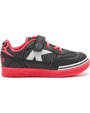 Deportivas KELME  de Niña y Niño ZAPATILLA TRUENO  NEGRO Y ROSA